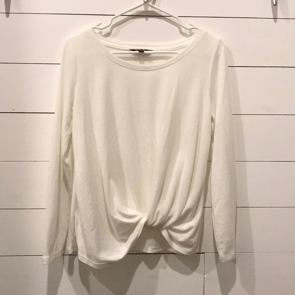 White sweater, size small, worn once
